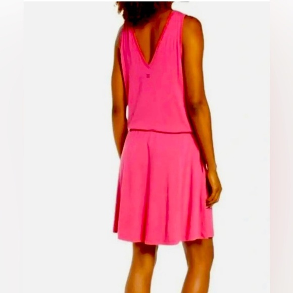 NWT Sweaty Betty Take It Easy Dress, Medium, Tayberry Pink, Athleisure Comfy - Picture 2 of 16